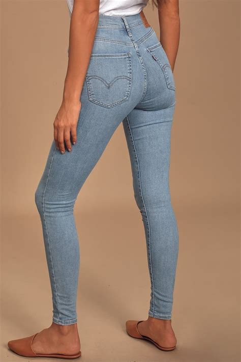 Black Girl Fashion Discover Mile High Light Blue Super Skinny Jeans