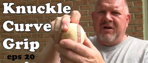 Knuckle Curve Grip Mckinney Baseball Pitching Tips Eps 20 Youtube