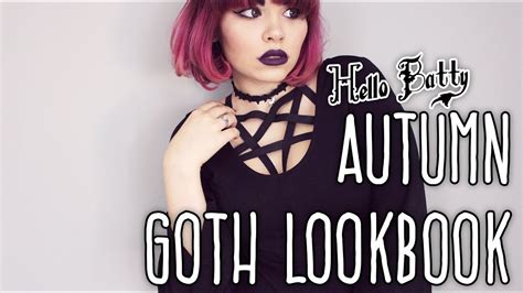 Autumn Goth Lookbook 31 Days Of Halloween Youtube