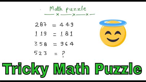 Math Puzzle How To Solve Math Puzzle Tricky Maths Puzzle Math