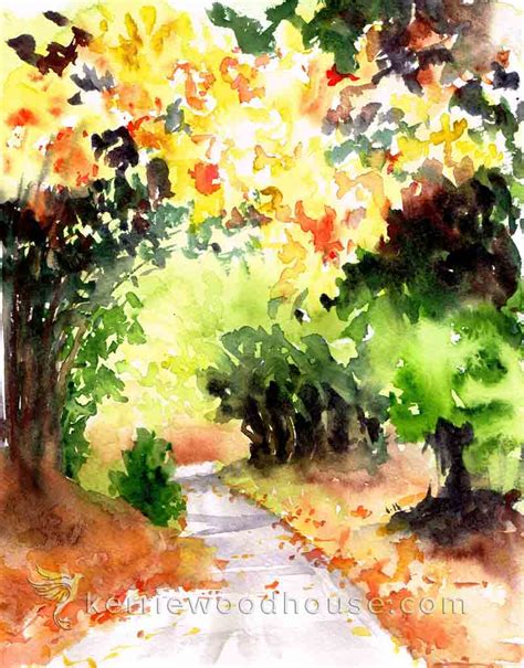 Autumn Watercolour Paintings And A Cute Surprise — Kerrie Woodhouse