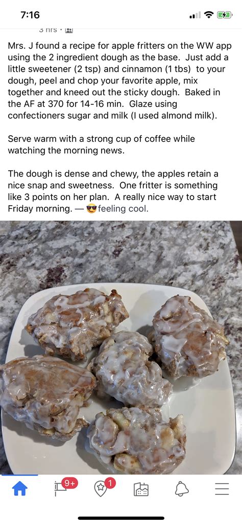 apple fritters ww fryer air recipes