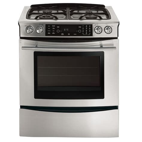 Jenn AirÂ® 30 Inch Gas Slide In Range Color Stainless At