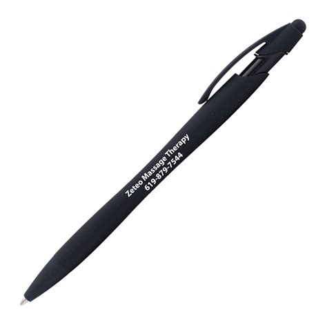 Custom Metallic Soft Touch Vortex Stylus Pen