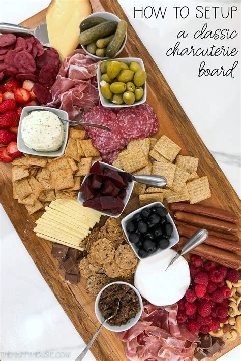 How To Setup A Classic Charcuterie Board Recetas De Comida Bandejas