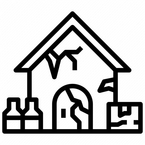 House Broken Poverty Poor Homeless Icon Download On Iconfinder