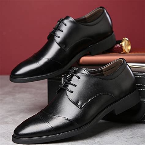 Business Herren Anzugschuhe Lederschuhe Schnürhalbschuhe Oxford Schuhe