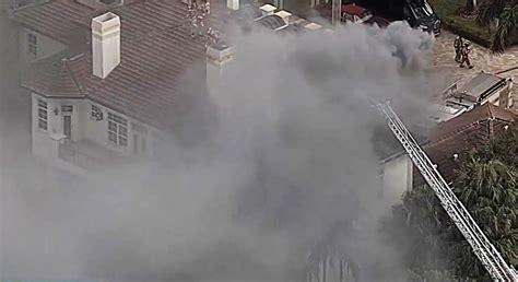 Tyreek Hill’s Florida mansion catches fire in scary scene