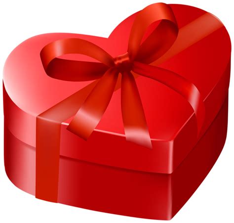 Red Heart T Box Png Clipart Image Heart T Box T Box Images