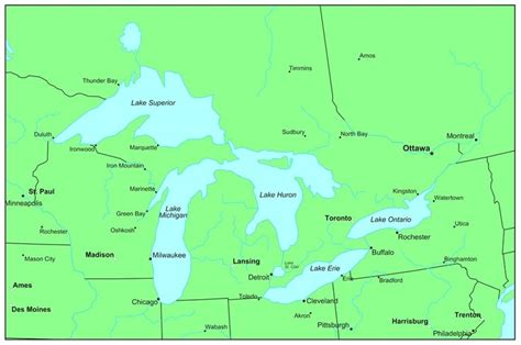 Great Facts About The Five Great Lakes Great Lakes Lake Lake Ontario
