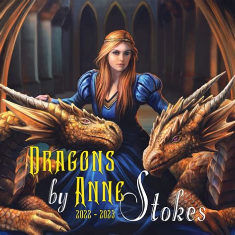 Buy Dragons By Anne Stokes 2022 Calendar Fantasy Art Squared Mini