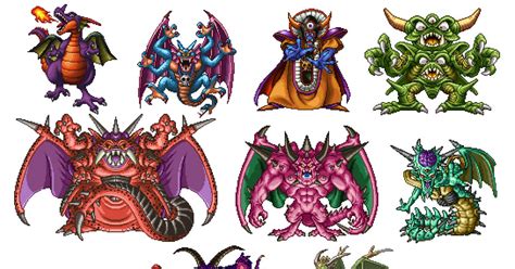 ドラクエ ドラクエ ドット絵／39 Dq1～9 ラスボス コロすけのイラスト Pixiv