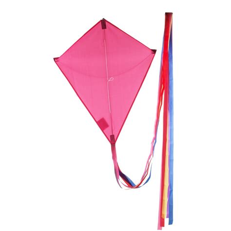 Hq Kites Eddy Traditional Diamond Kite In Pink