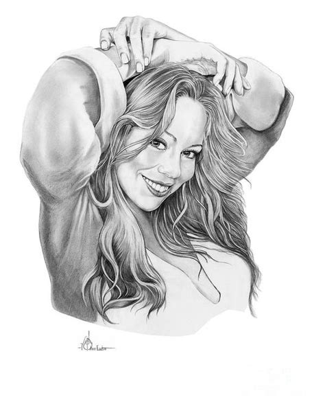 Mariah Carey Art Print By Murphy Elliott