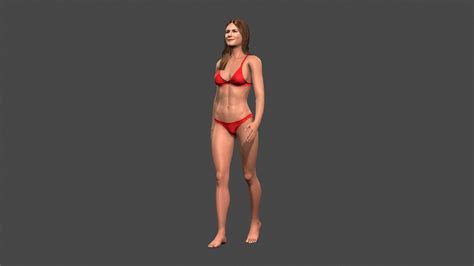 Beautiful Woman 3d Model By 123igor