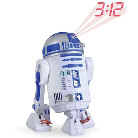 Some alarm clocks will project the date and/or time on the wall or ceiling. The R2-D2 Projection Alarm Clock - Hammacher Schlemmer ...