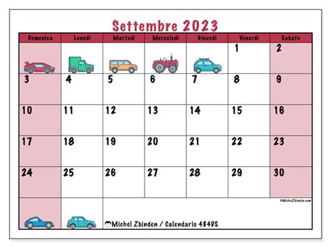 Calendario Settembre Da Stampare Ld Michel Zbinden Ch