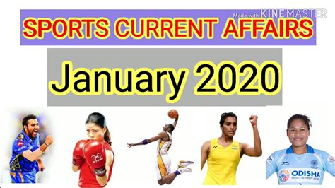 Sports Current Affairs January 2020 Youtube