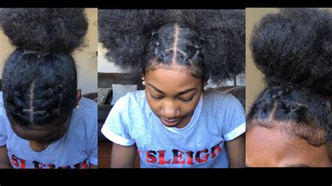 Wish to go the extra way? Trendy Rubberband Hairstyles On Natural Hair - YouTube