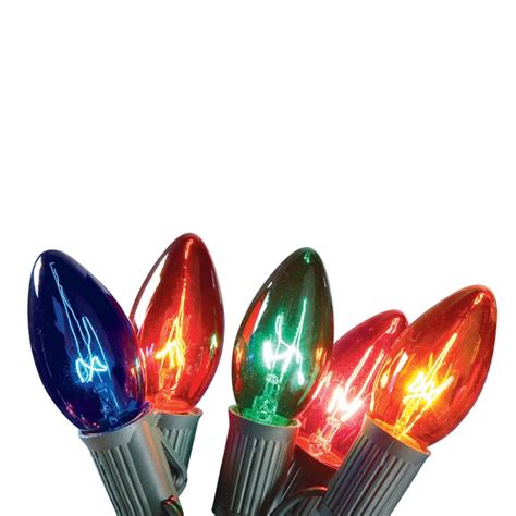 Holiday Living 25 Count 24 Ft Multicolor Incandescent Plug In Christmas