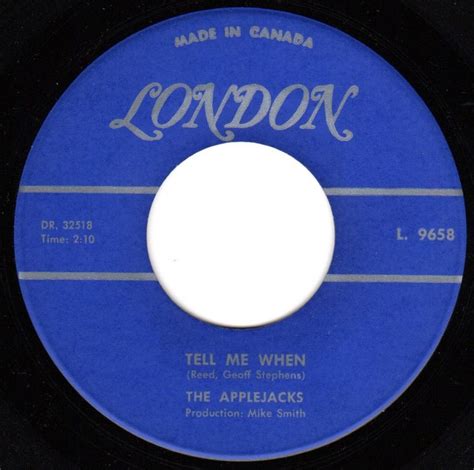 Tell Me When By The Applejacks 1964 Hit Song Vancouver Pop Music