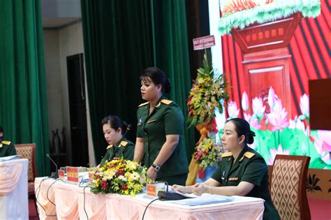 Đại úy Lê Thị Ngọc Bích Tái đắc Cử Chủ Tịch Hội Phụ Nữ Bộ Tư Lệnh Tphcm