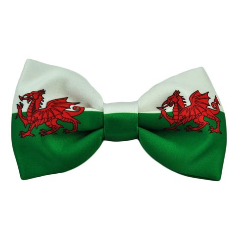 Wales Flag Silk Bow Tie From Ties Planet Uk
