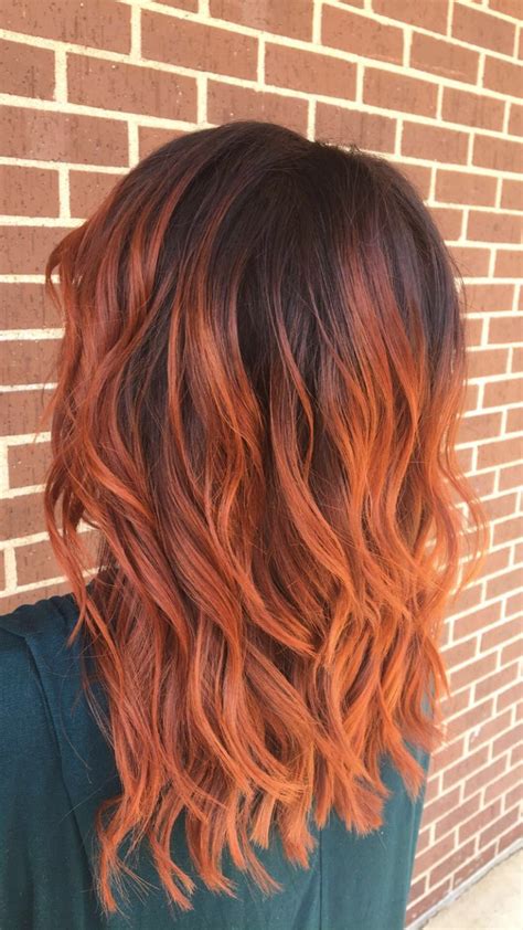 Beautiful Autumn Hair Colour Ideas For You To Try Red Balayage Hair