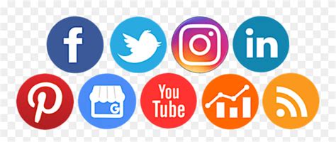 Social Media Platforms Icons Png Clipart 5518400 Pinclipart