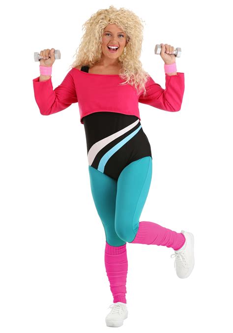 Women S 80 S Workout Girl Costume