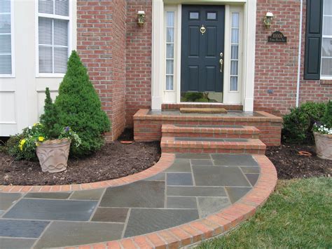 Front Stoop Ideas Front Door Steps Patio Steps Curved Patio