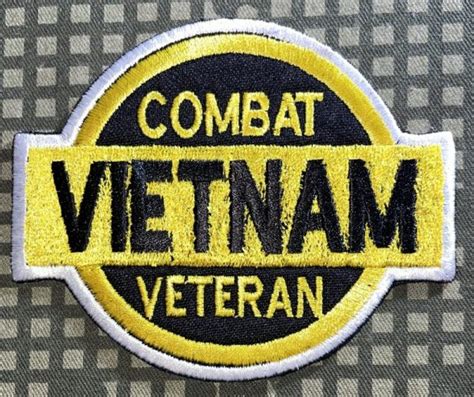Combat Vietnam Veteran Patch Decal Patch Co