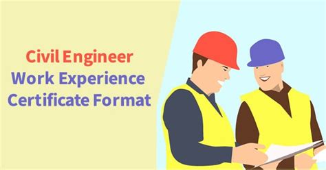 Civil Engineer Work Experience Certificate Formats Download Word Format