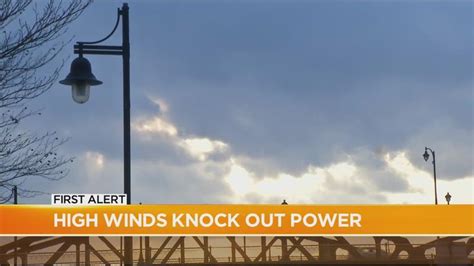 High Winds Resulting In Power Outages