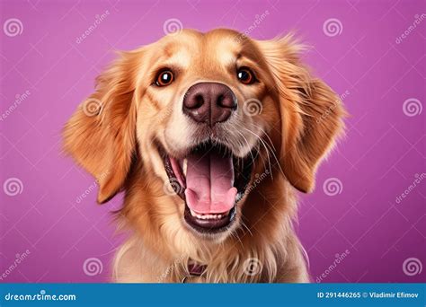 A Close Up Shot Of A Dog With Its Mouth Open This Image Captures The