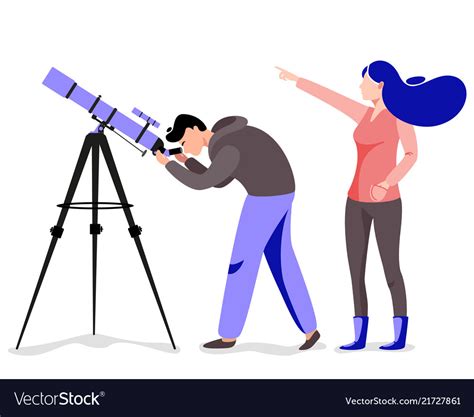 Person Using Telescope Vlrengbr