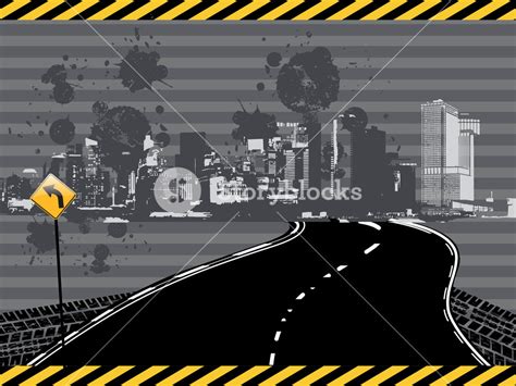 Abstract Road Illustration Royalty Free Stock Image Storyblocks