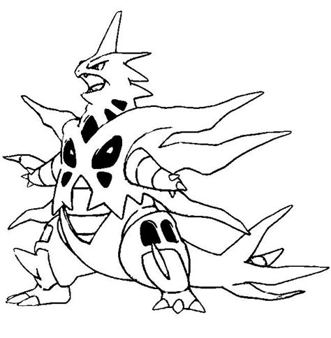 Pokemon Mega Ex Coloring Page