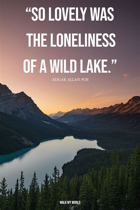 Edgar Allan Poe Lakes About Quotes Lake Quotes Instagram Captions