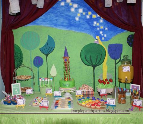 Tangled party food labels rapunzel girls by krownkreations. Rapunzel Disney's Tangled Inspired Birthday Party Ideas ...