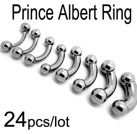 Prince Albert Ring Mixed 8 Size Body Jewelry Body Piercing Jewelry