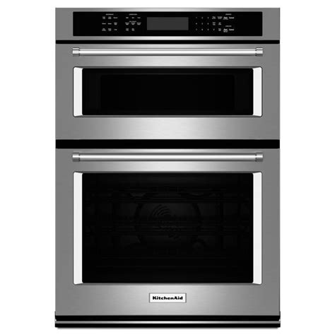 Shop Kitchenaid Self Cleaning Convection Microwave Wall Oven Combo
