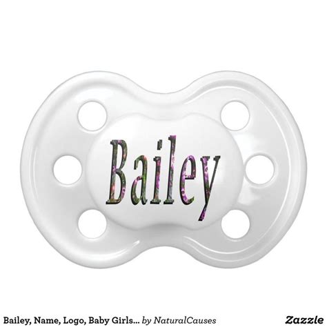 Floral Bailey Name Logo Dummy Au Name Logo Bailey Name