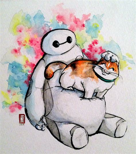 Baymax And Mochi Big Hero 6 Fan Art 37912198 Fanpop