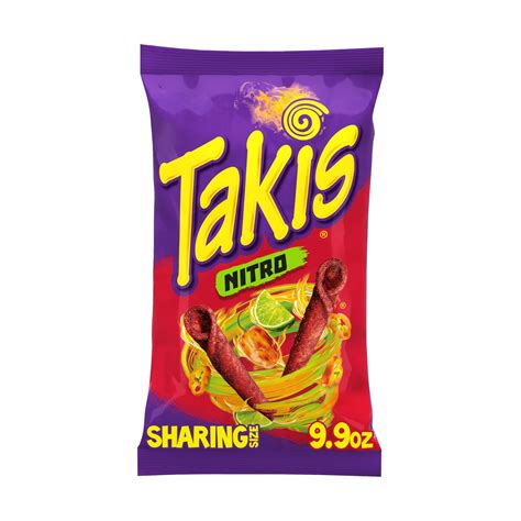 Takis Nitro Rolled Tortilla Chips Habanero And Lime Artificially