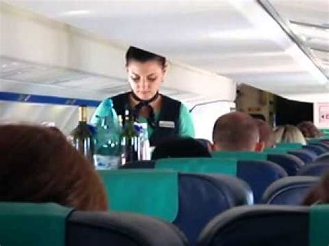The saab 2000 first flew in march 1992 and was certified in 1994. carpatair cabin crew saab 2000 - YouTube
