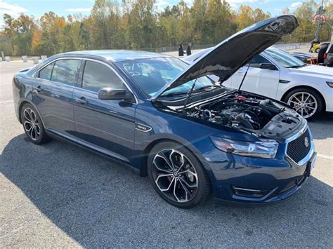 2016 Blue Jeans Metallic Ford Taurus Sho Pictures Mods Upgrades