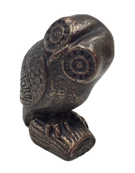 Owl Miniature Of Minerva Athena Pagan Collectible Homeschool Education