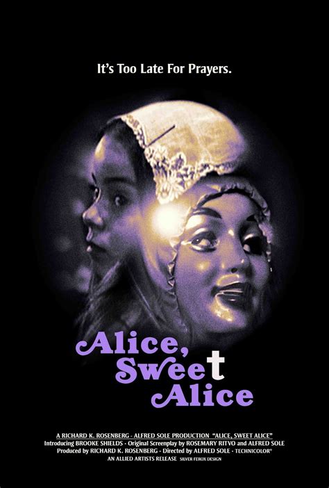 Silver Ferox Design Alice Sweet Alice Alfred Sole 1976