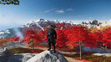 Download 1600x2560 Ghost Of Tsushima Samurai Game Landscape Autumn